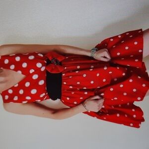 Disney Parks Authentic small Minnie Mouse Halloween Disneybound dress small